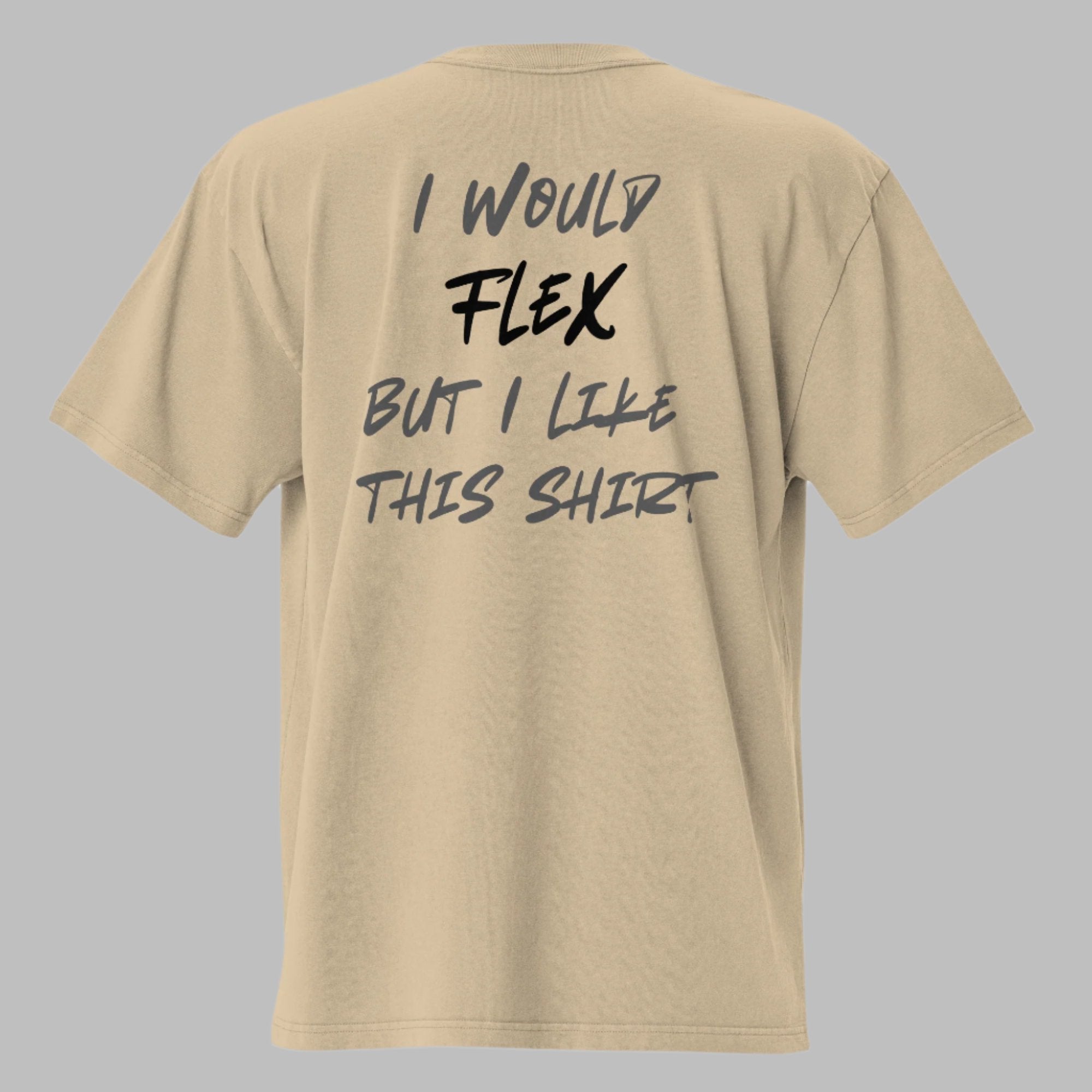 Oversized T-Shirt - Print on Back