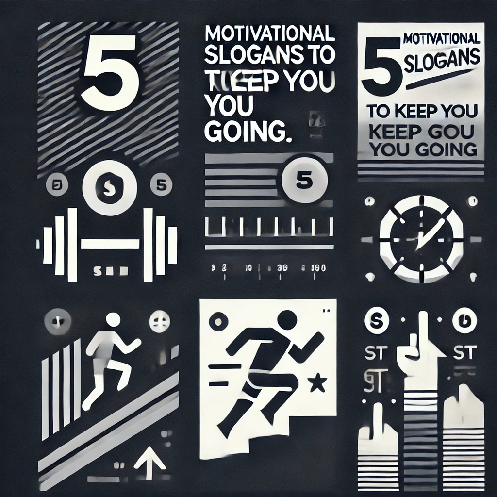 5 Motivational Slogans to Keep You Going