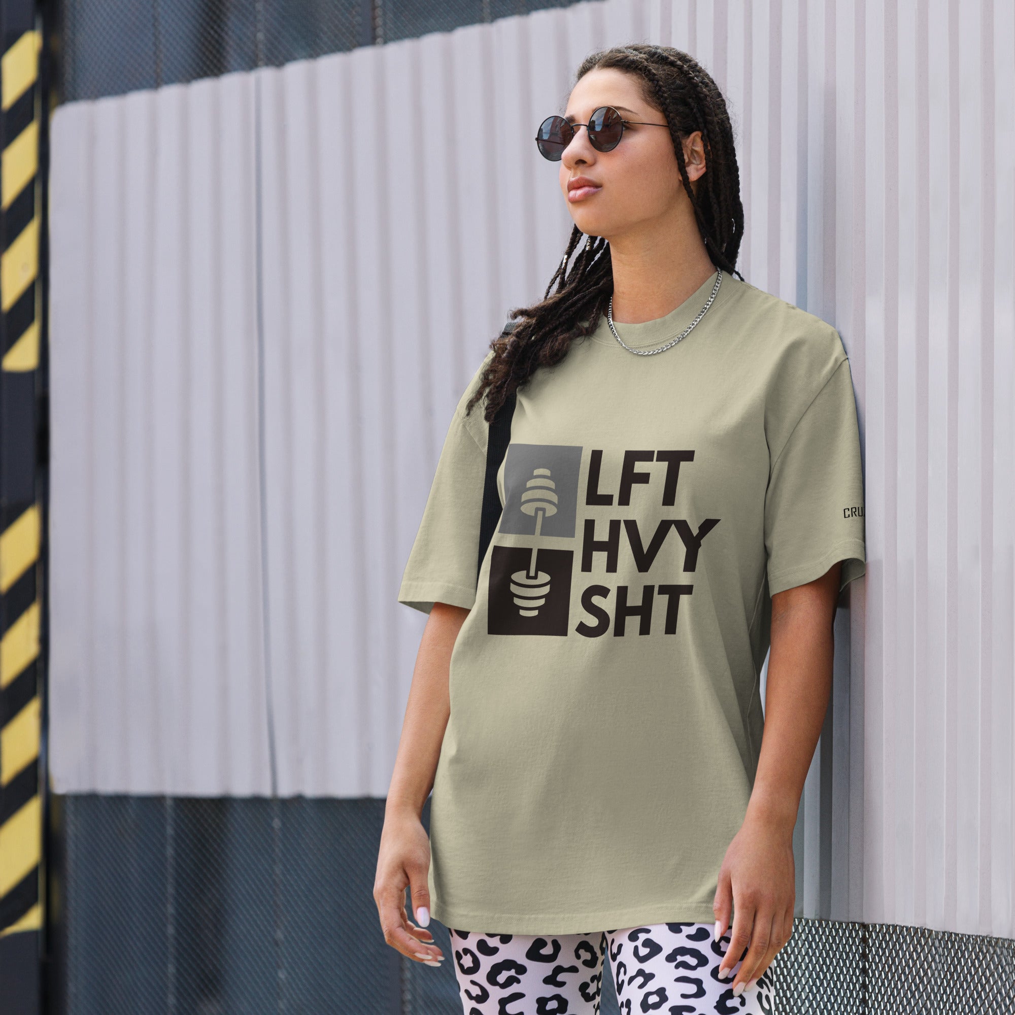 Oversized faded T-Shirt - LFT HVY SHT