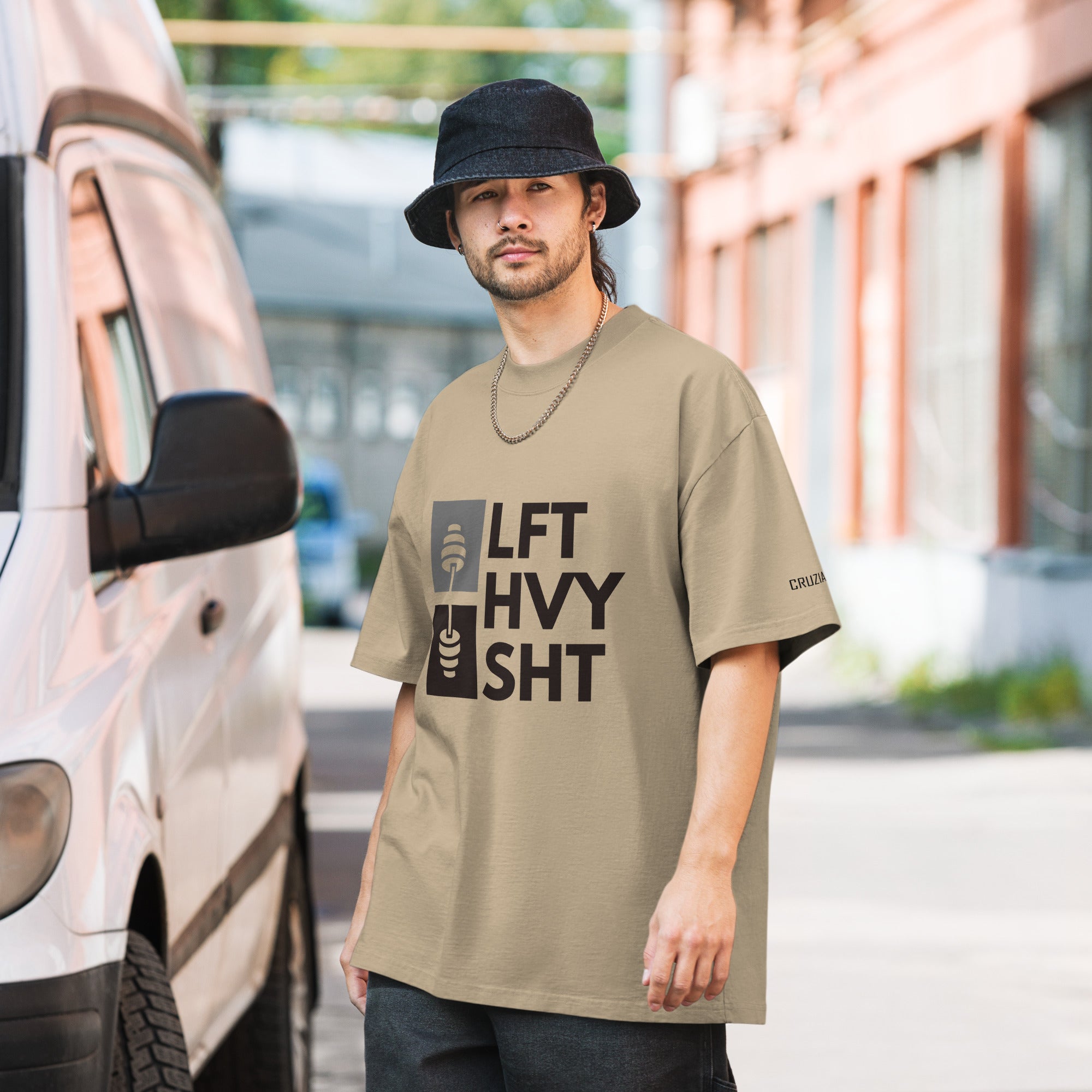 Oversized faded T-Shirt - LFT HVY SHT